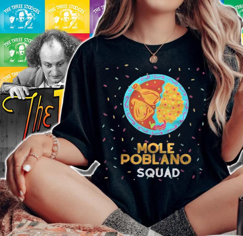 Cinco De Mayo Menu Mole Poblano Favorite Dishes Design Shirt woman shirt