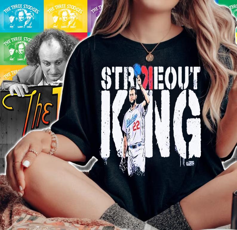 Clayton Kershaw Strikeout King T-Shirt woman shirt