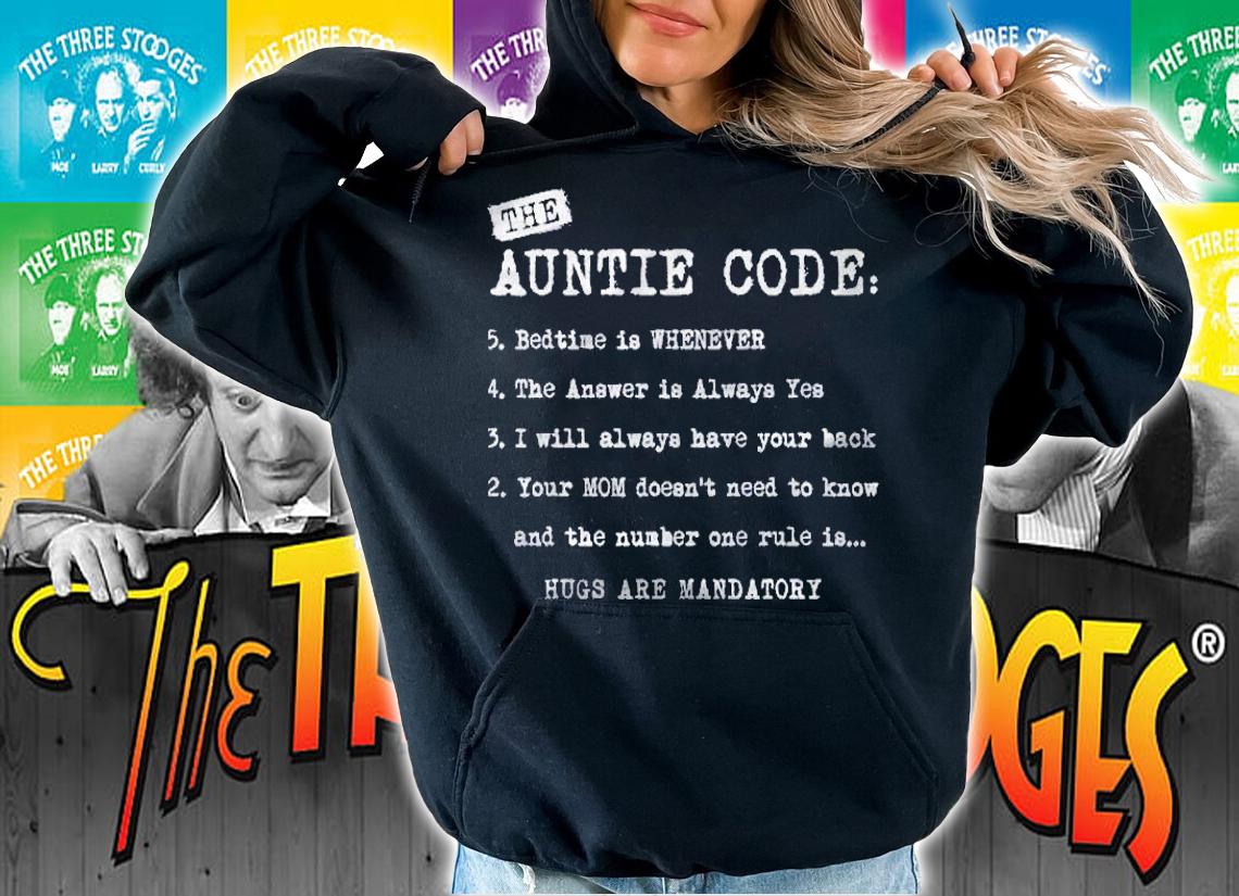 Family Gifts For Aunt The Auntie Code Shirt hoodie
