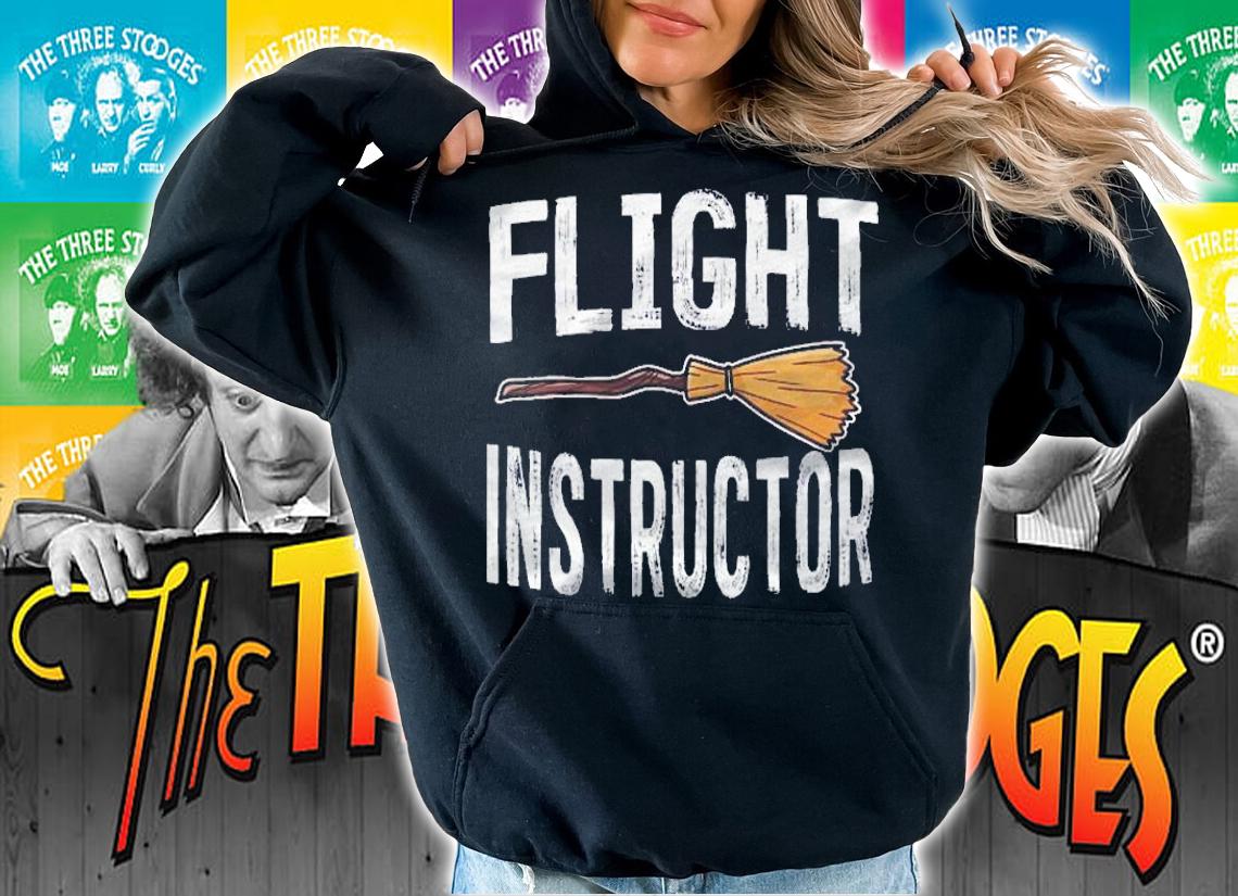 Flight Instructor Witch Shirt Halloween Costume Funny Gifts Shirt hoodie