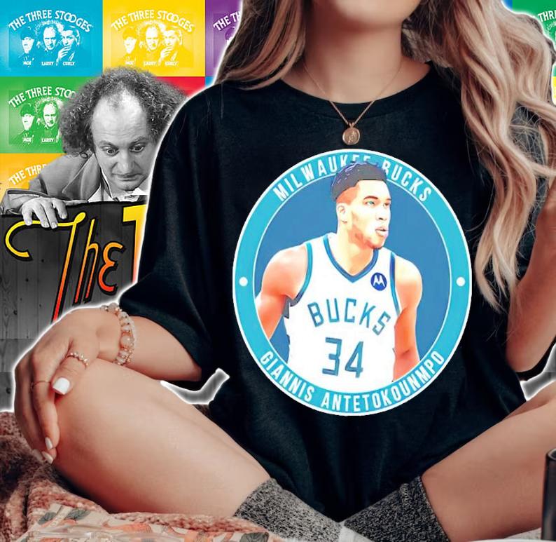 Giannis Antetokounmpo Milwaukee Bucks Basketball Shirt woman shirt