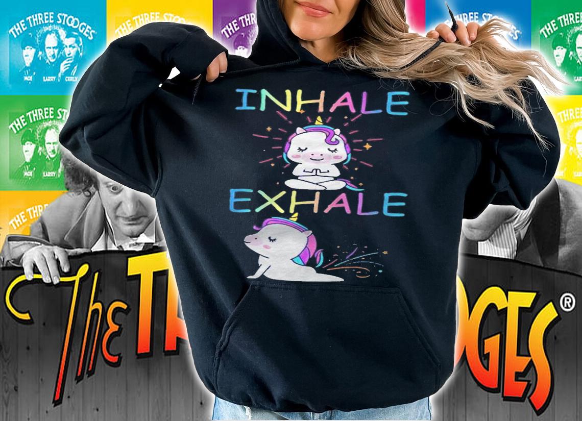 Inhale exhale T-shirt hoodie
