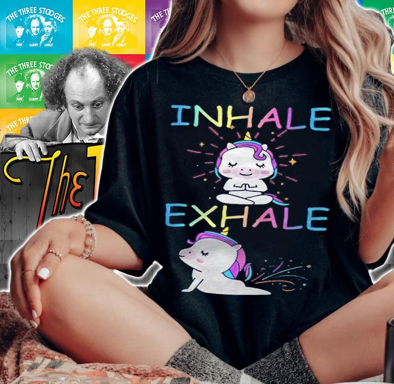 Inhale exhale T-shirt woman shirt