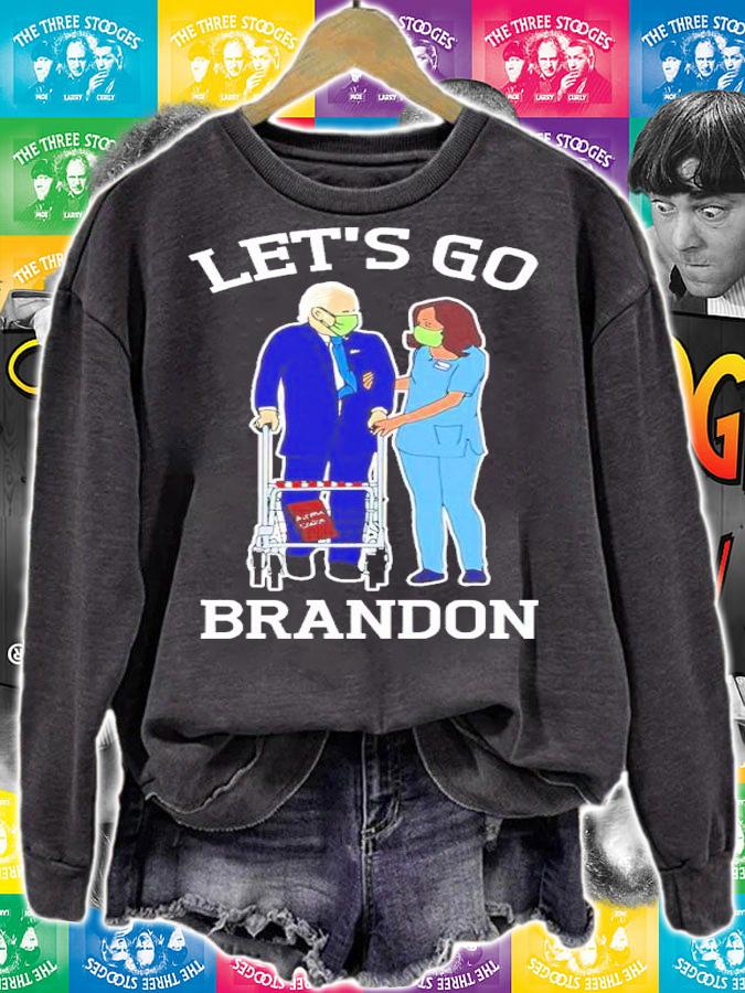 Joe Biden And Kamala Harris Let's Go Brandon Shirt sweatshirt