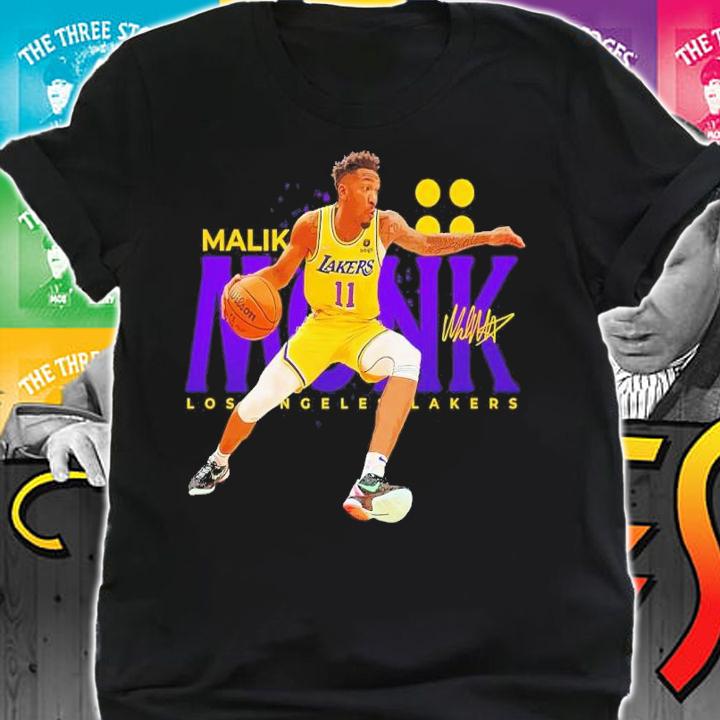 Malik Monk Los Angeles Lakers Basketball Signatures Shirt shirt
