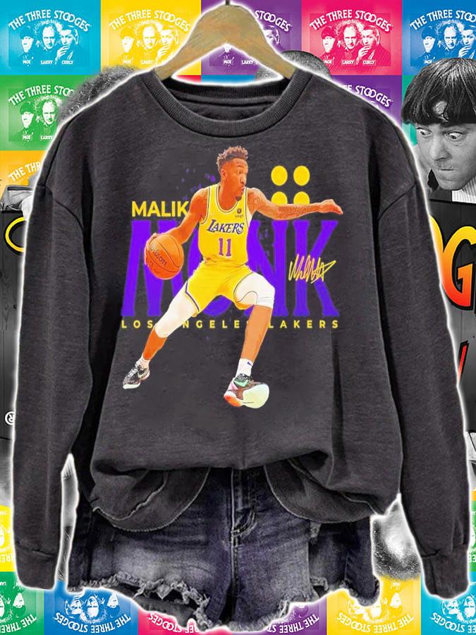 Malik Monk Los Angeles Lakers Basketball Signatures Shirt sweatshirt