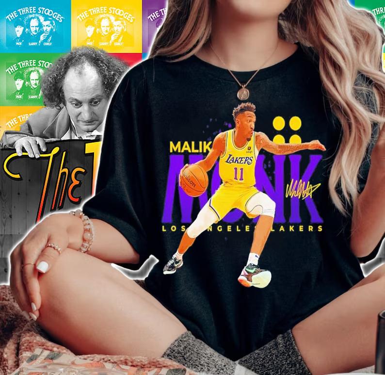 Malik Monk Los Angeles Lakers Basketball Signatures Shirt woman shirt