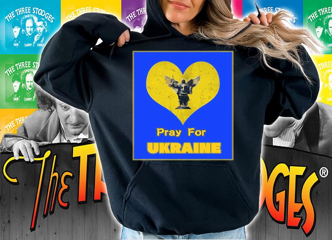 PRAY FOR UKRAINE Heart T-Shirt hoodie