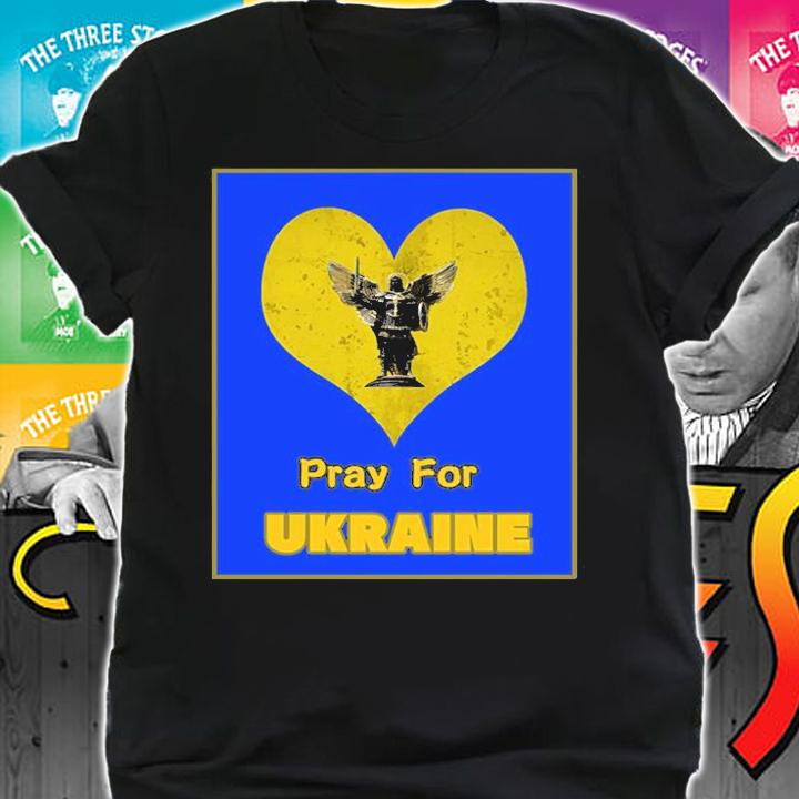 PRAY FOR UKRAINE Heart T-Shirt shirt
