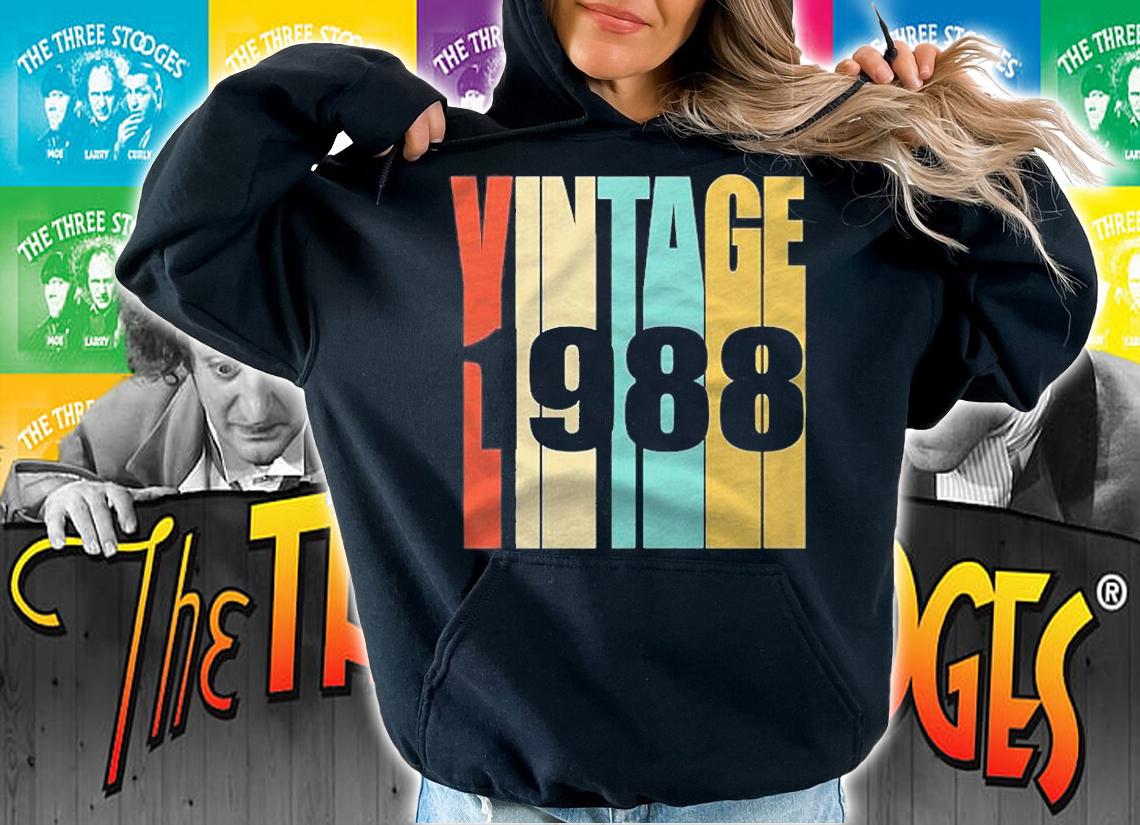 Retro Vintage 1988 33 Yrs Old Bday 33Rd Birthday Shirt hoodie