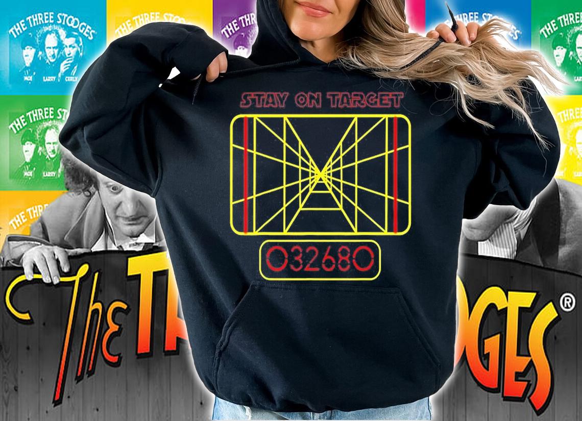 Star Wars Line Art Stay On Target T-Shirt