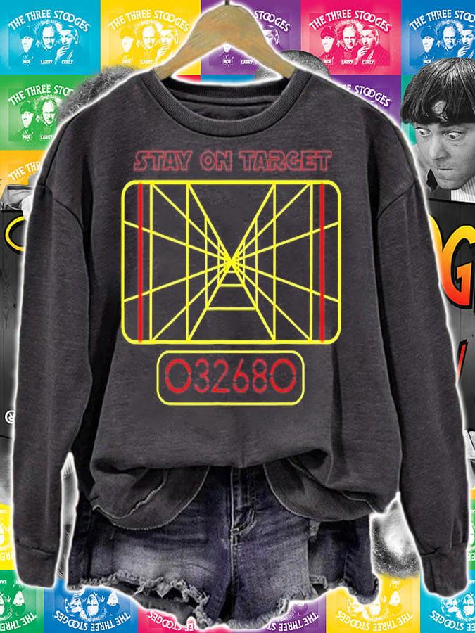 Star Wars Line Art Stay On Target T-Shirt
