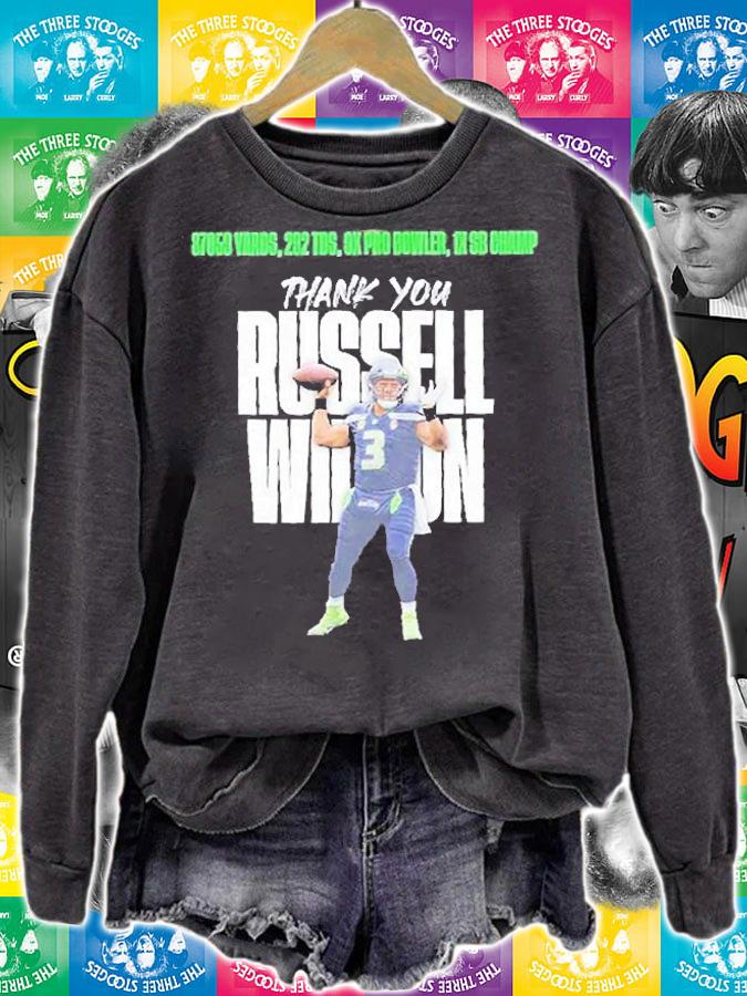 Thank you Russell Wilson For Fighting Seattle Seahawks T-Shirt