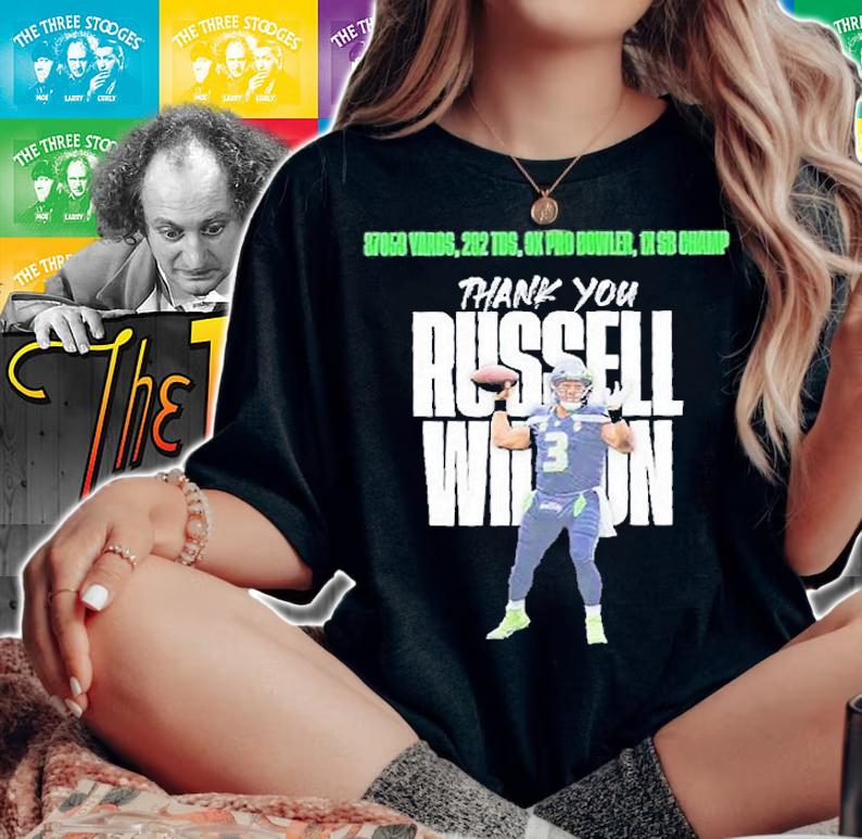 Thank you Russell Wilson For Fighting Seattle Seahawks T-Shirt