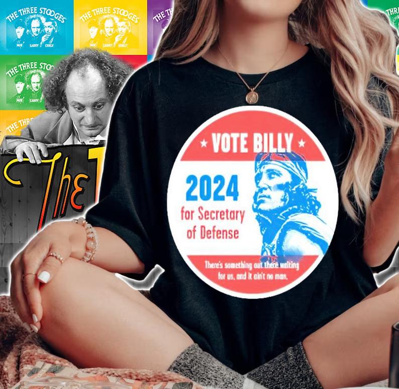 Vote Billy 2024 For Secretary Of Defense Shirt woman shirt