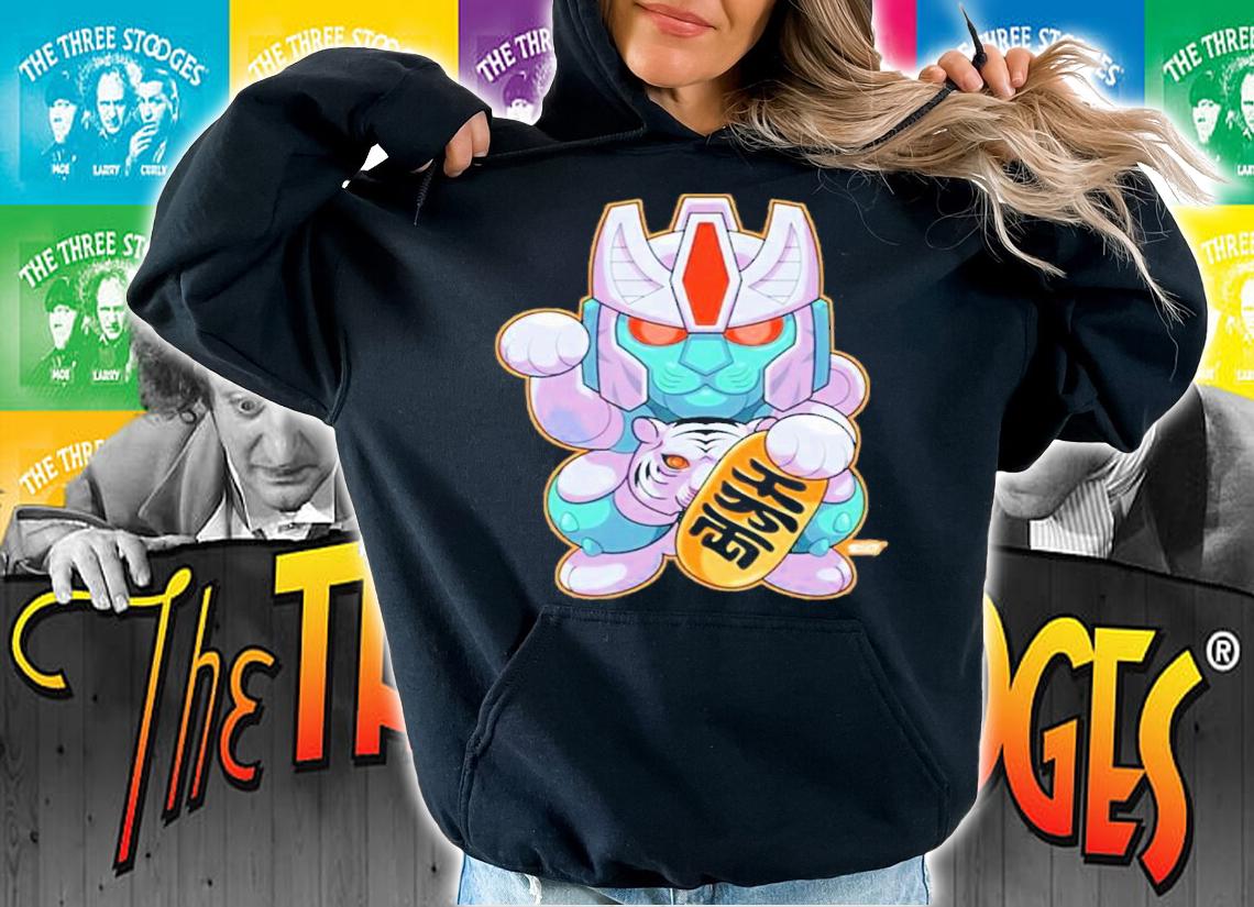 Evangauntt Zero Mayhem Lucky Cat-Tron Tigatron Shirt hoodie
