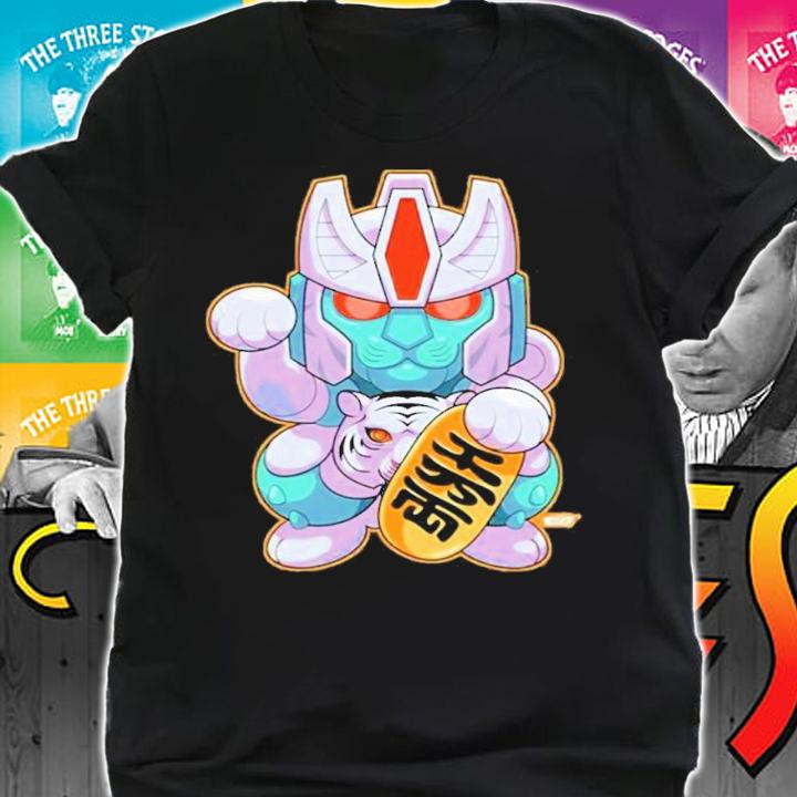 Evangauntt Zero Mayhem Lucky Cat-Tron Tigatron Shirt shirt