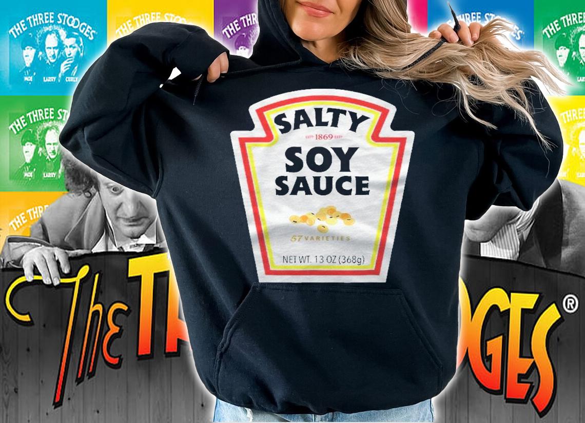 Halloween Matching Costume Salty Soy Sauce Bottle Label Shirt hoodie