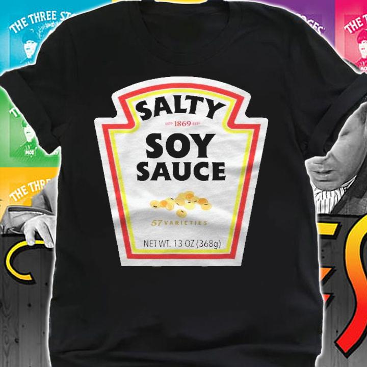 Halloween Matching Costume Salty Soy Sauce Bottle Label Shirt shirt