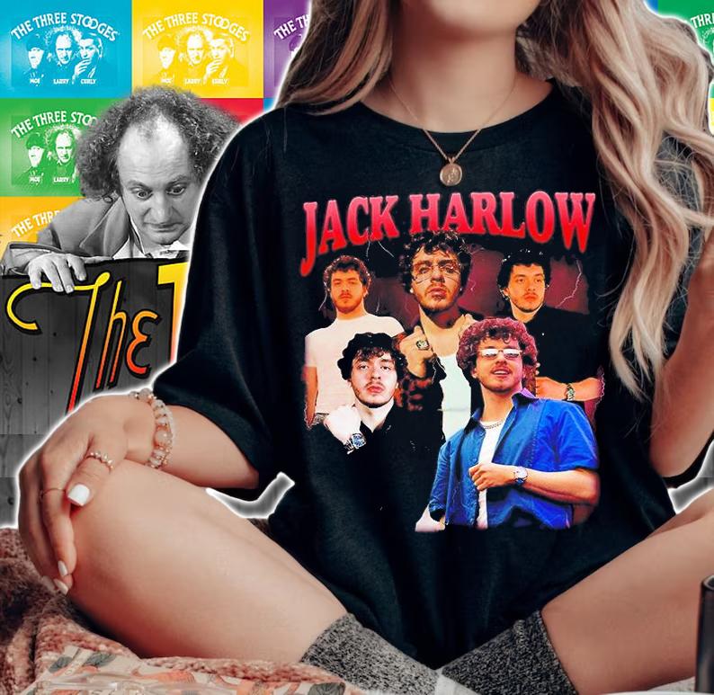Jack Harlow Homage Rapper Hip Hop Style 90s T-Shirt
