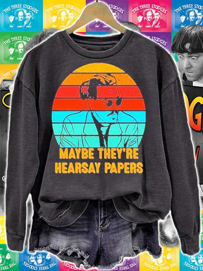 Johnny Depp Maybe They're Hearsay Papers Vintage Shirt sweatshirt