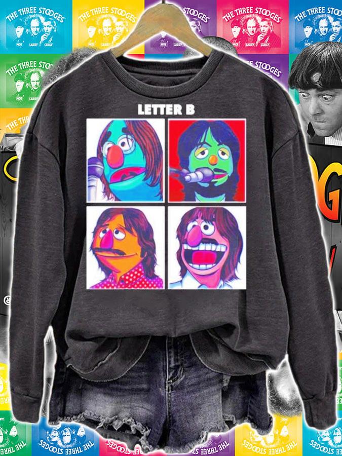 Official Les Mupples Carte Letter B Shirt sweatshirt