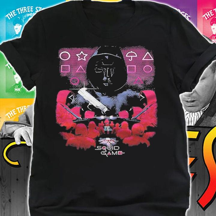Squid Game Front Man Geometric Poster Shirt