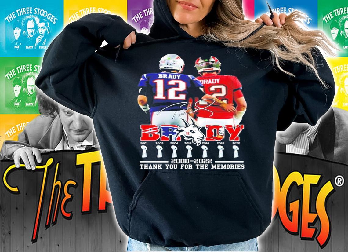 Tom Brady 2000-2022 Signatures Thank You For The Memories Shirt_ hoodie