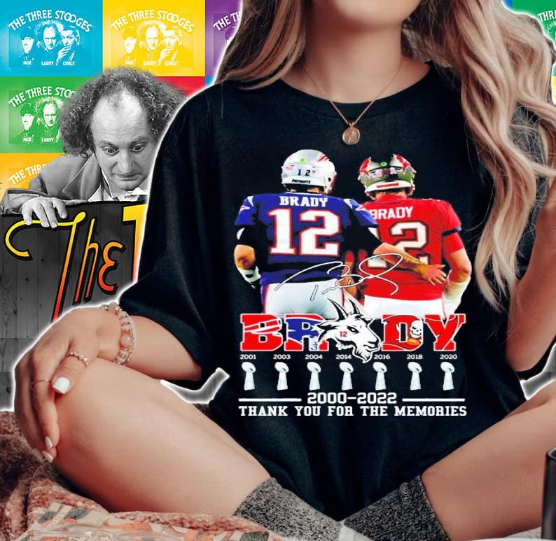 Tom Brady 2000-2022 Signatures Thank You For The Memories Shirt_ woman shirt