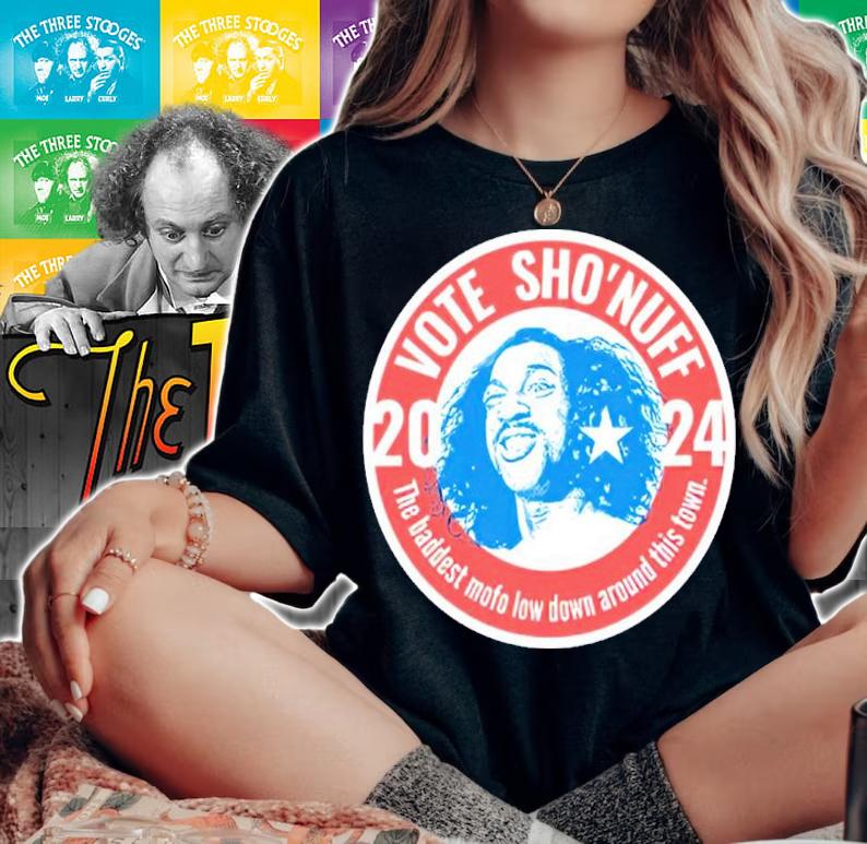 Vote Sho'nuff 2024 The Baddest Mofo Low Around This Town Shirt woman shirt