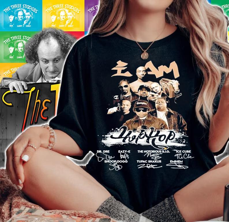 I Am Hip Hop signatures shirt woman shirt