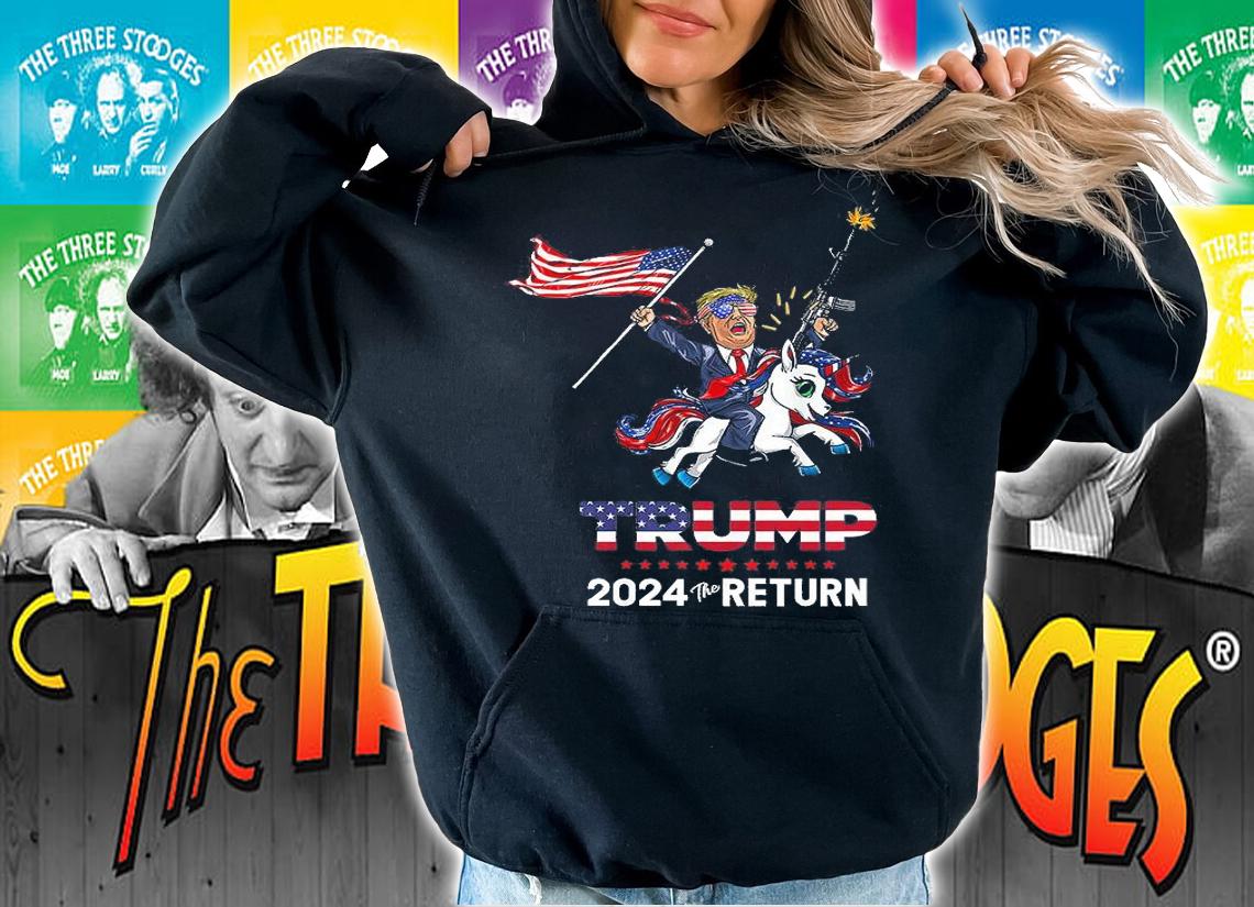 Lets Go Brandon Funny Trump Return 2024 , Funny Brandon Trump T-Shirt hoodie