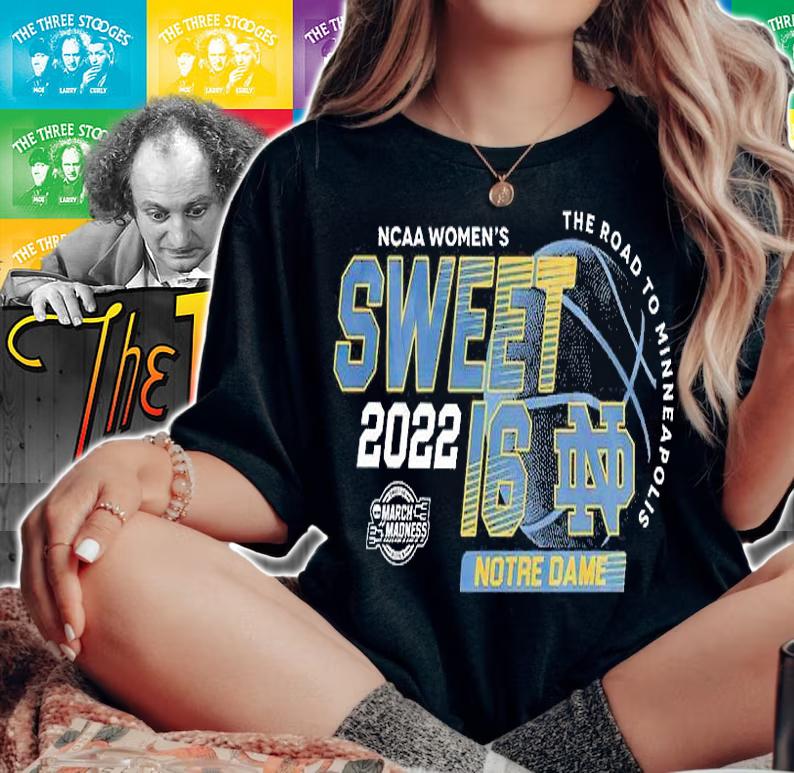 Notre Dame Fighting Irish NCAA Women's Basketball Sweet 16 T-Shirt woman shirt