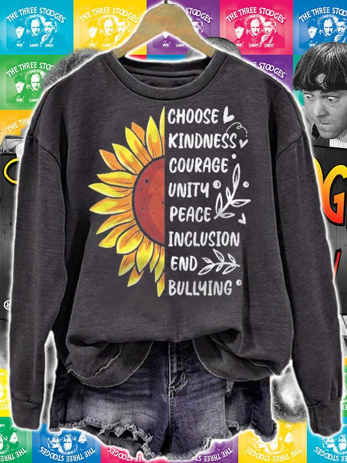 Unity Day Orange Kids 2021 Anti Bullying Sunflower t-shirt