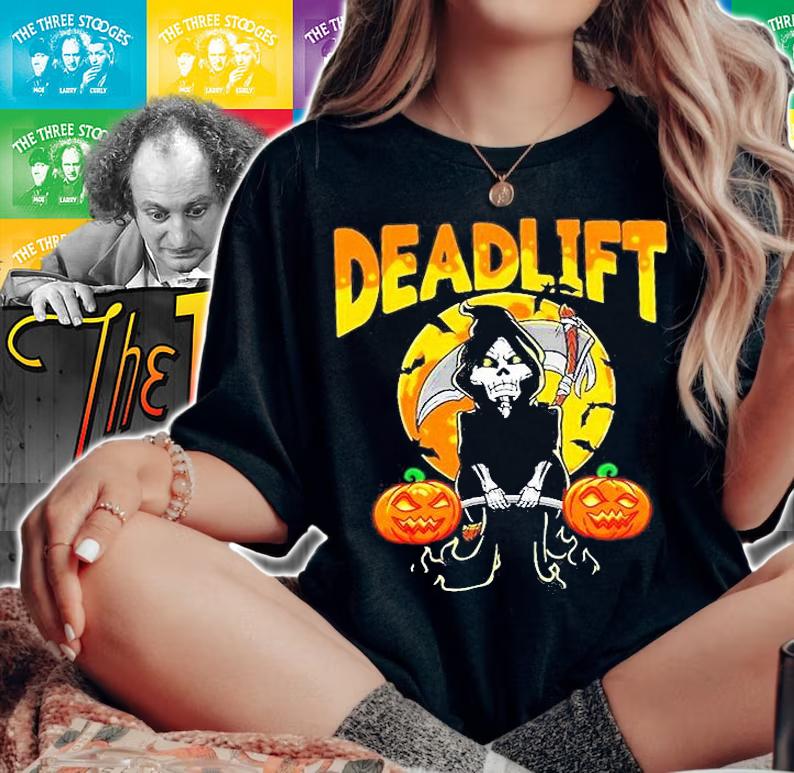 Weight Lifting L1 Deadlift Bodybuilder Halloween T-Shirt woman shirt