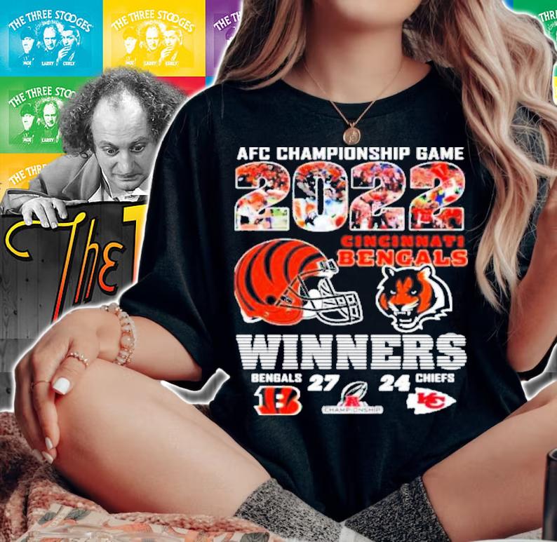 Cincinnati Bengals AFC Championship Game Winners 2022 Shirt woman shirt