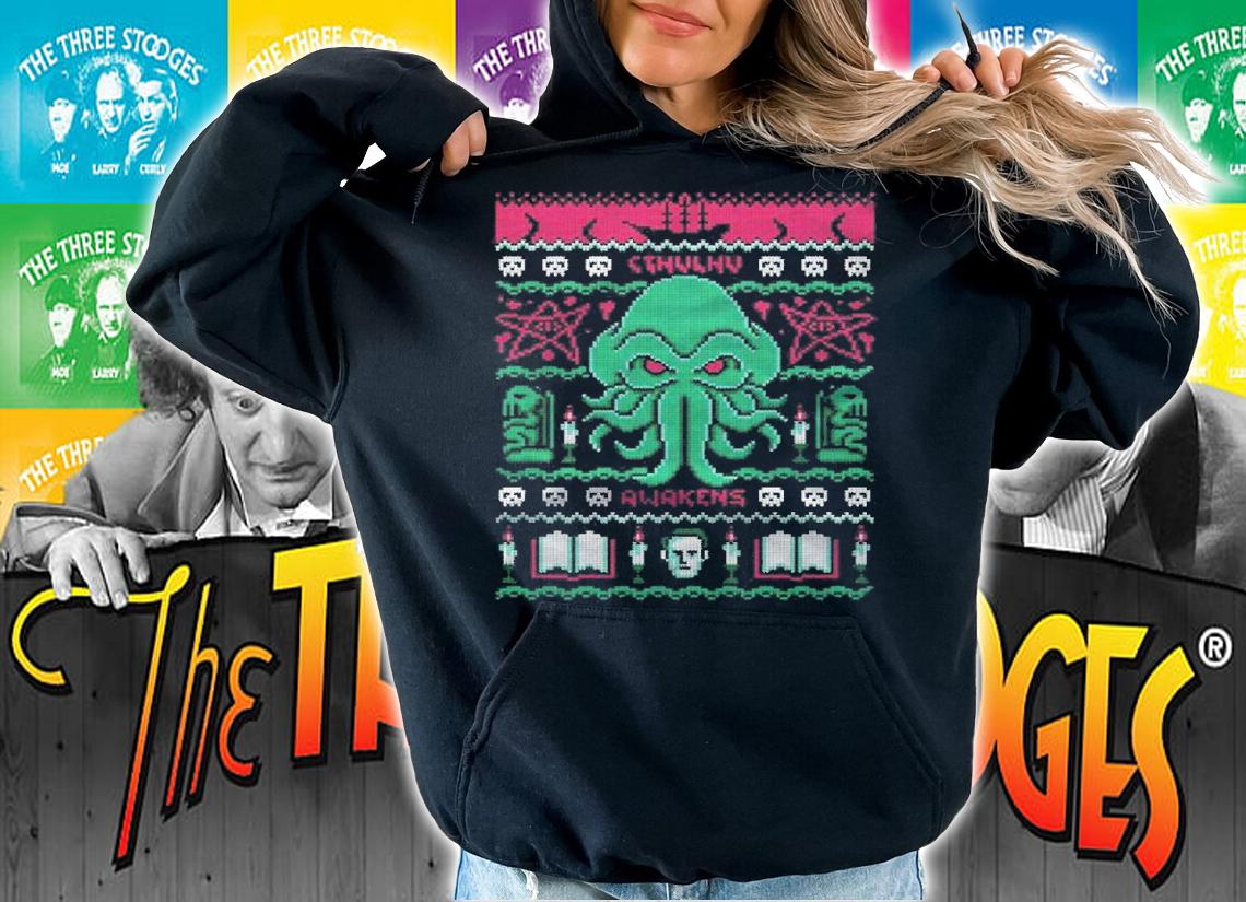 Cthulhu Awakens Classic Xmas Gift T-shirt hoodie