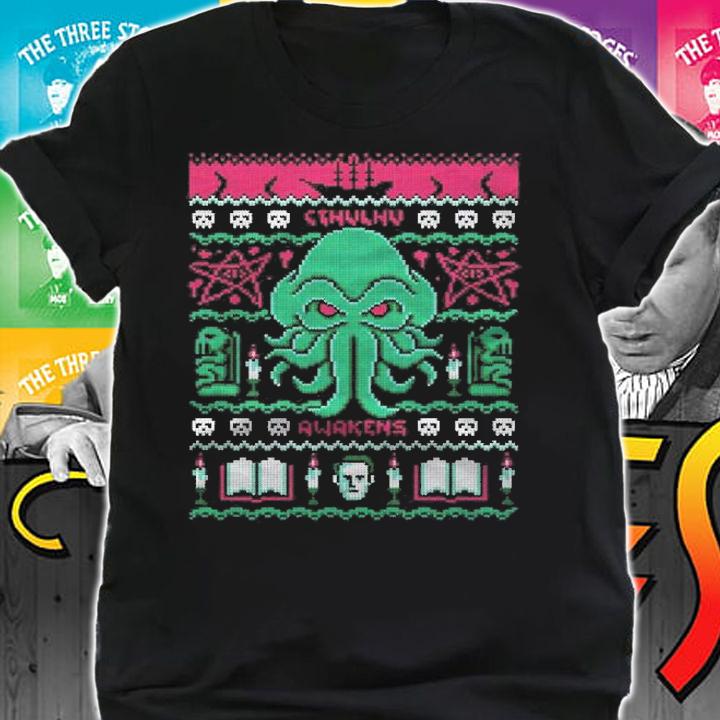 Cthulhu Awakens Classic Xmas Gift T-shirt shirt