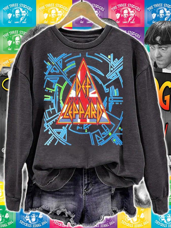 Def Leppard  Union Jack Hysteria T-Shirt sweatshirt
