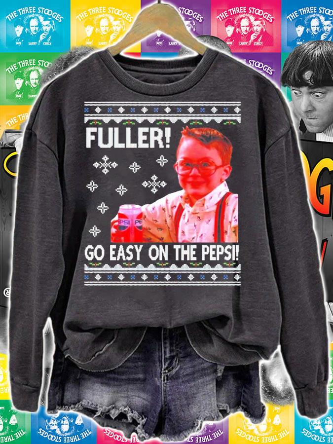 Fuller Go Easy Home Alone Christmas Knit shirt