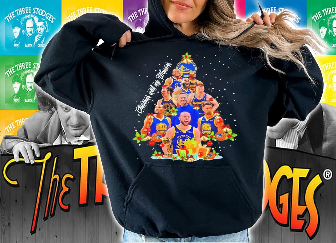 Golden State Warriors Christmas With My Warriors Christmas Tree Shirt hoodie