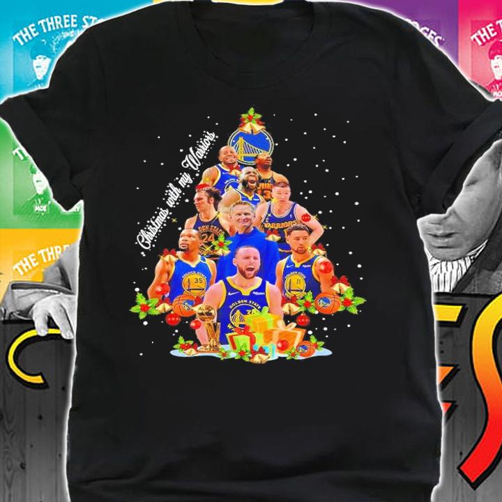 Golden State Warriors Christmas With My Warriors Christmas Tree Shirt shirt