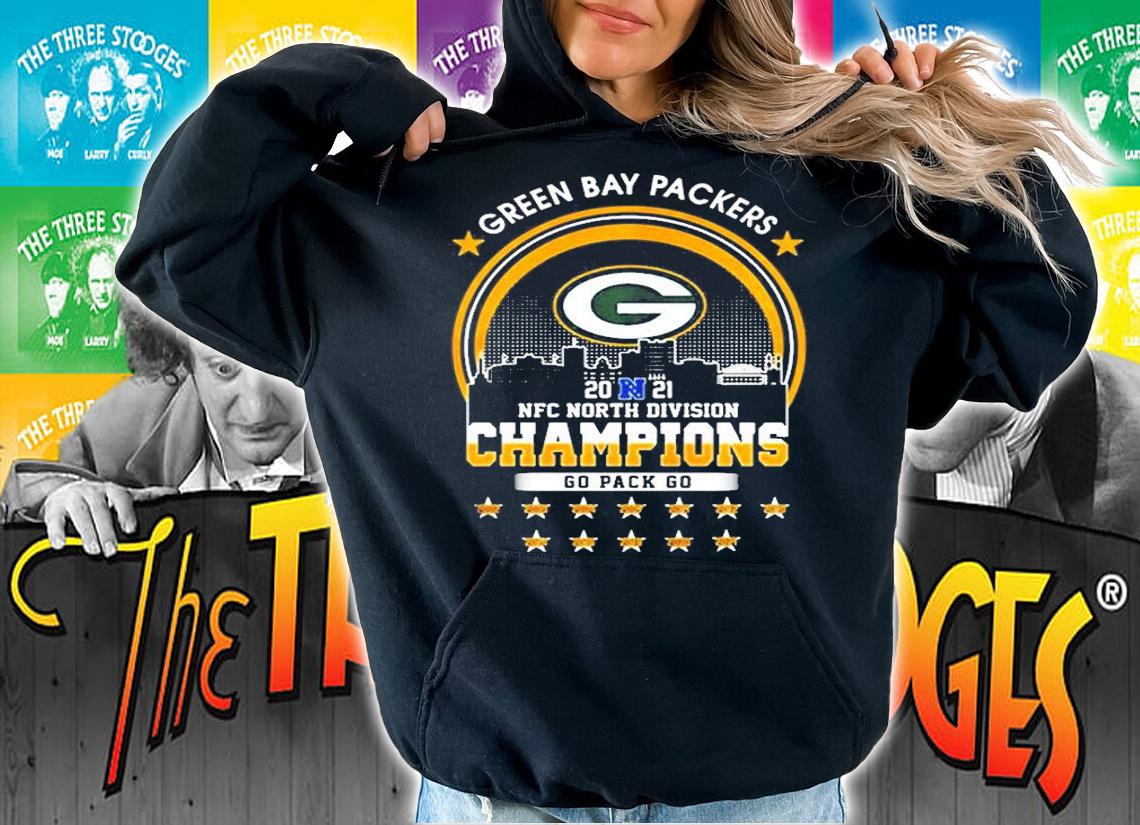 Green Bay Packers 2021 Nfc North Division Champions Go Pack Go 2002 2021 Shirt