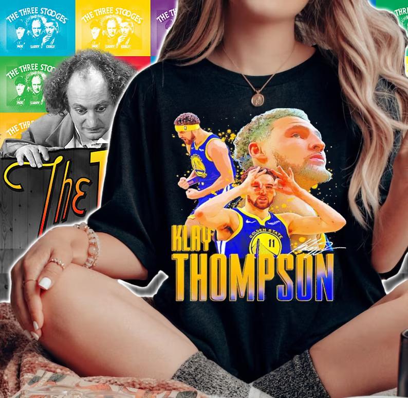 Klay Thompson Golden State Warriors Signatures Shirt woman shirt