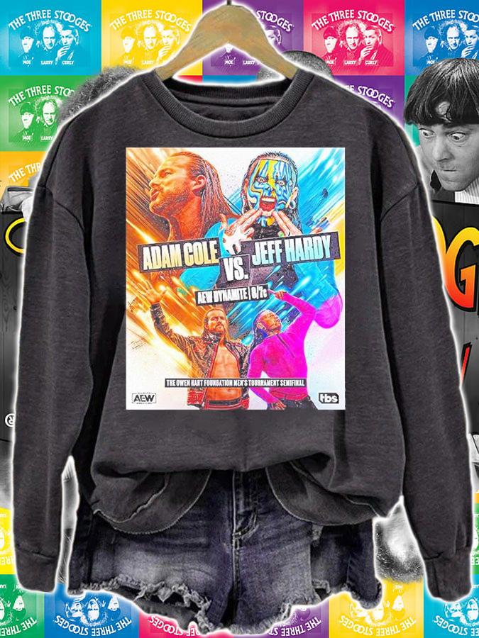 Semi-Final Match Adam Cole vs Jeff Hardy T-Shirt sweatshirt