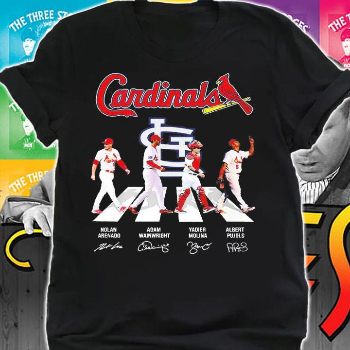 St. Louis Cardinals Abbey Road Signatures T-Shirt