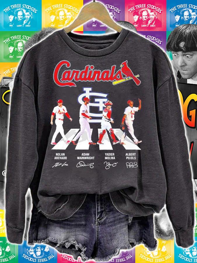St. Louis Cardinals Abbey Road Signatures T-Shirt