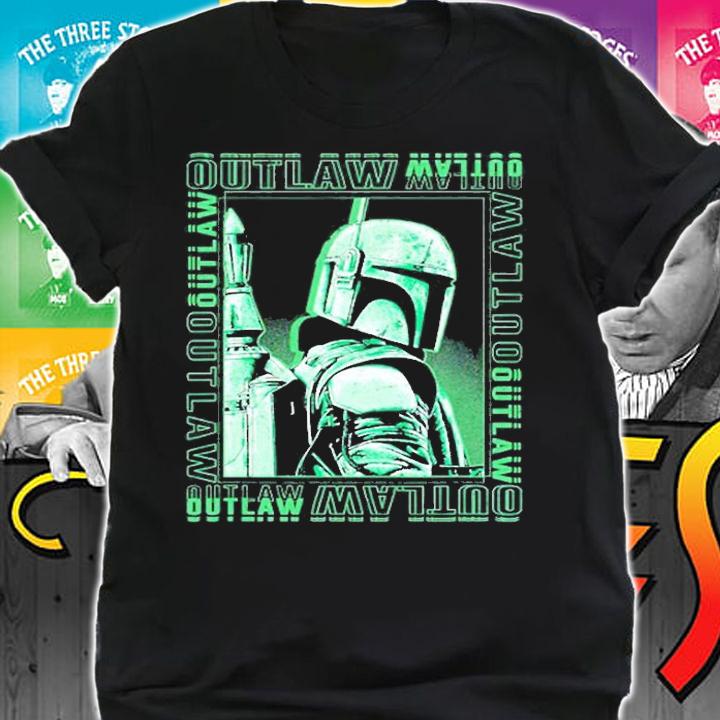 Star Wars The Book Of Boba Fett Outlaw Box Up T-Shirt shirt