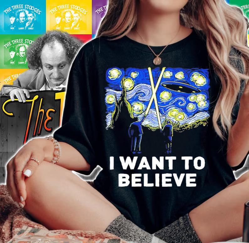UFO I Want To Believe Shirt woman shirt