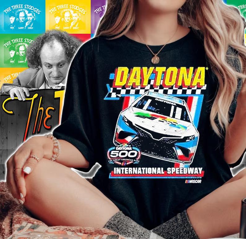 Vintage NASCAR Daytona 500 Racing T-Shirt woman shirt